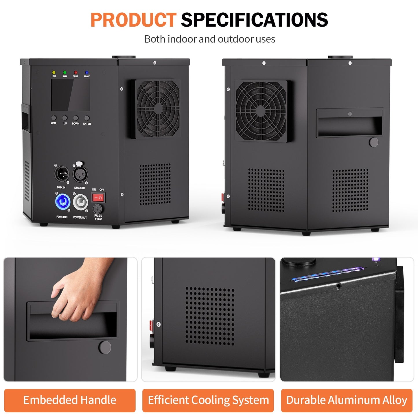 1200W RGB LED Cold Spark Machine