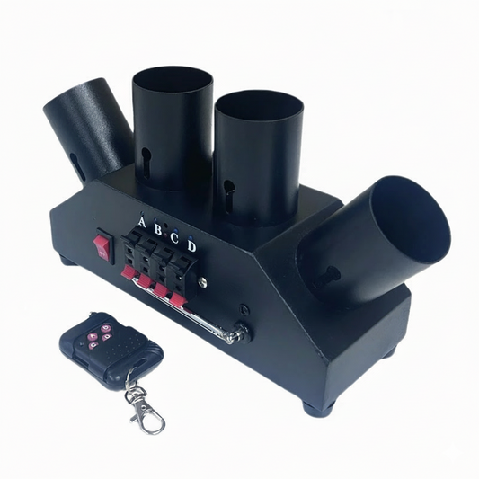 4 Channel Cold Fountain Machine with Remote