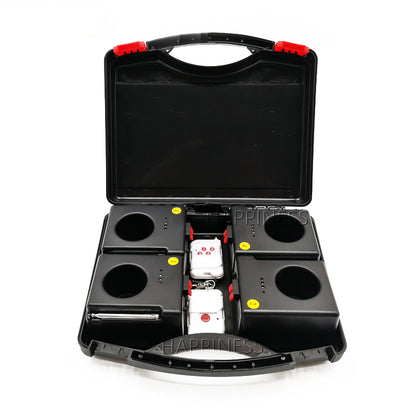 4 PCS Cold Fountain Sparkler Base Kit with Flight Case
