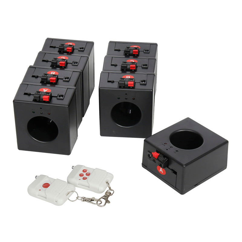 8 PCS Cold Fountain Sparkler Base Kit with Flight Case