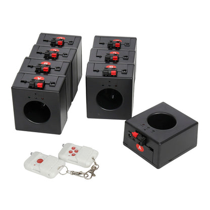 8 PCS Cold Fountain Sparkler Base Kit with Flight Case