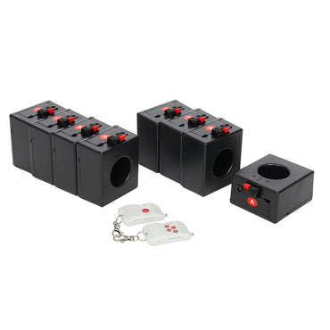 10 PCS Cold Fountain Sparkler Base Kit with Flight Case