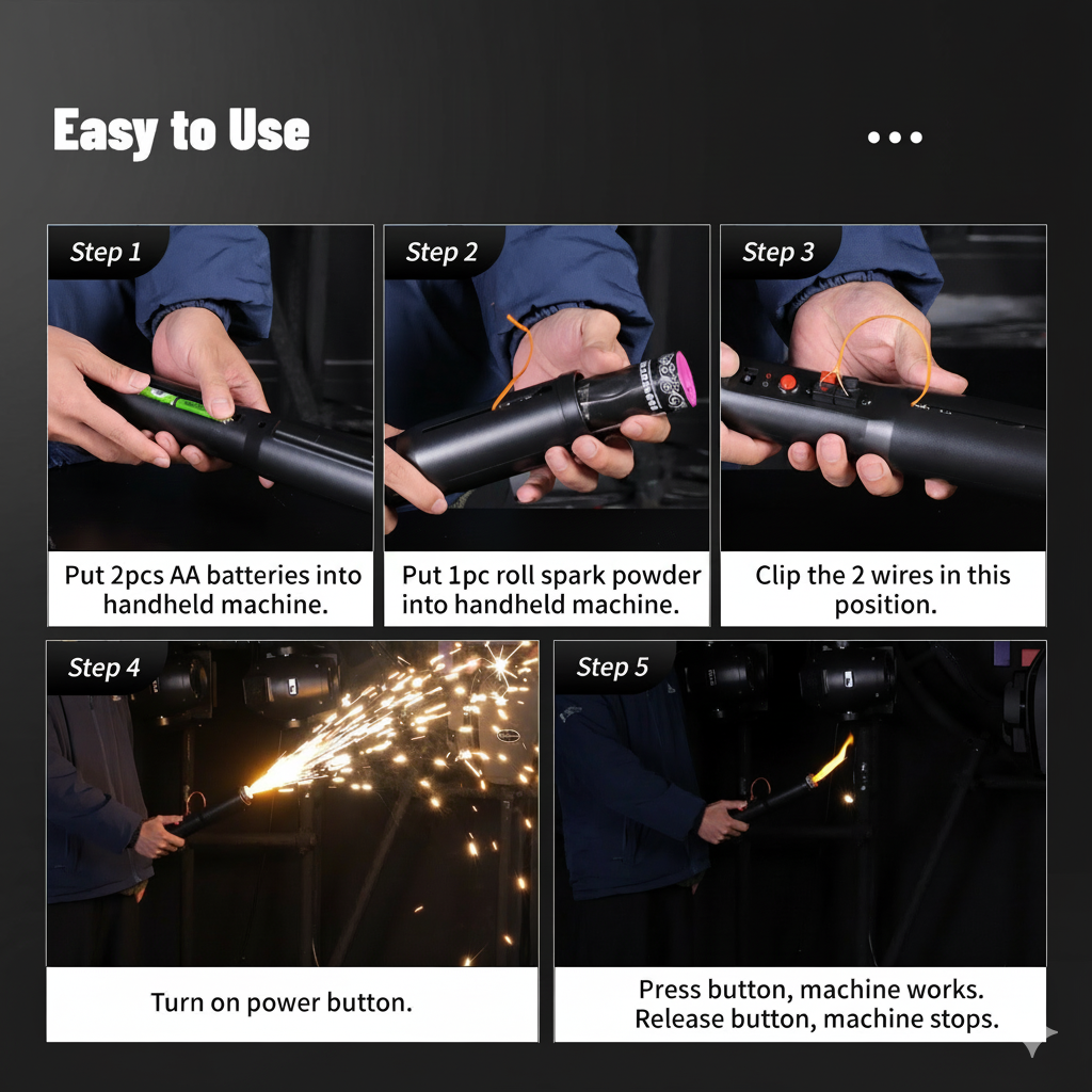 Hand-Held Cold Sparklers